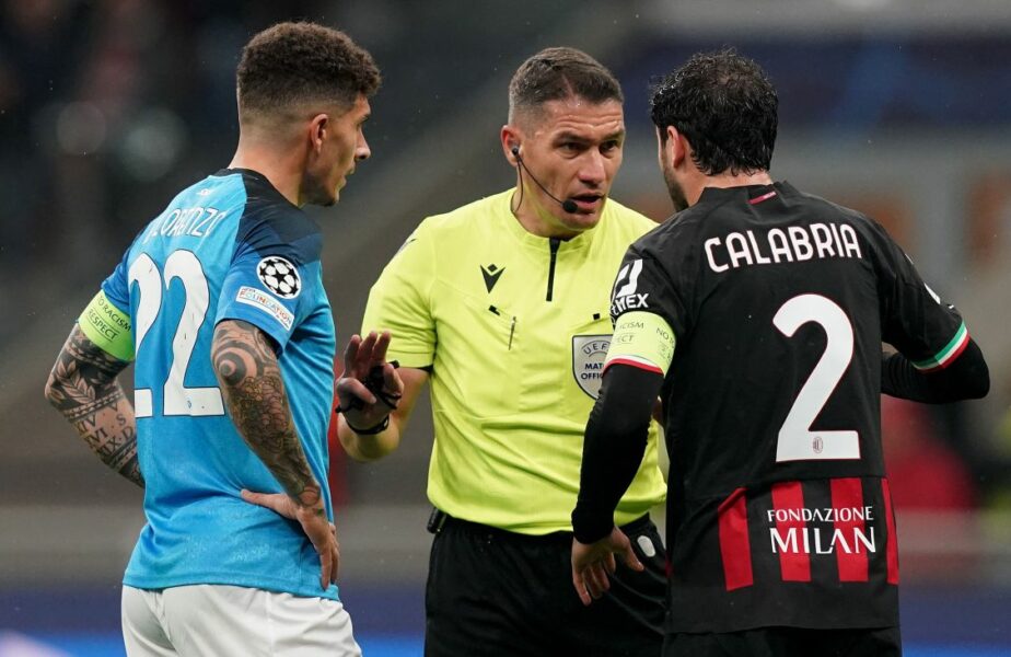 Lovitură pentru Istvan Kovacs după Milan – Napoli 1-0: „Nu va mai arbitra în acest sezon”! Anunţul făcut de presa italiană