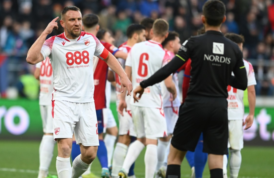 Răzvan Patriche, eliminat în CSA Steaua – Dinamo! Căpitanul „câinilor roșii” a provocat și penalty-ul de la primul gol al „militarilor”