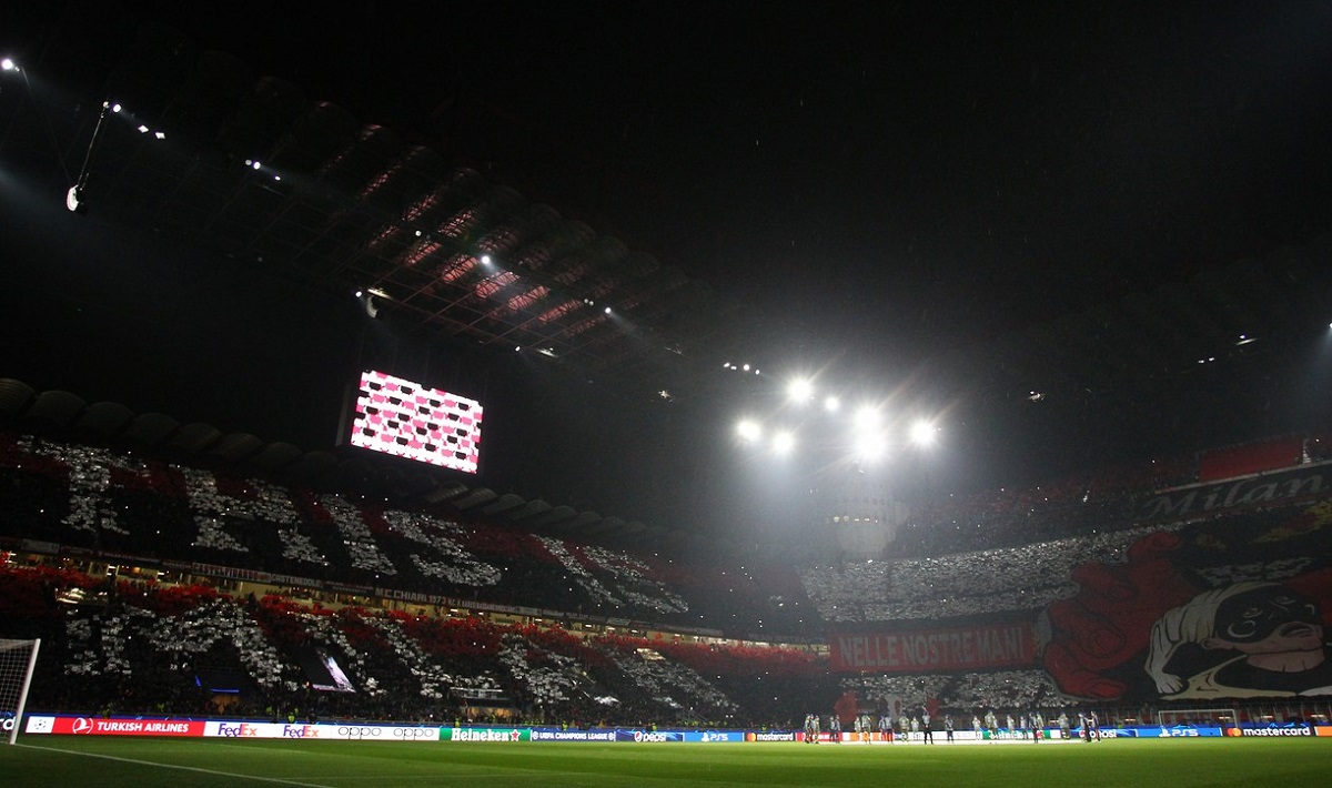 Coregrafie de vis la AC Milan - Napoli