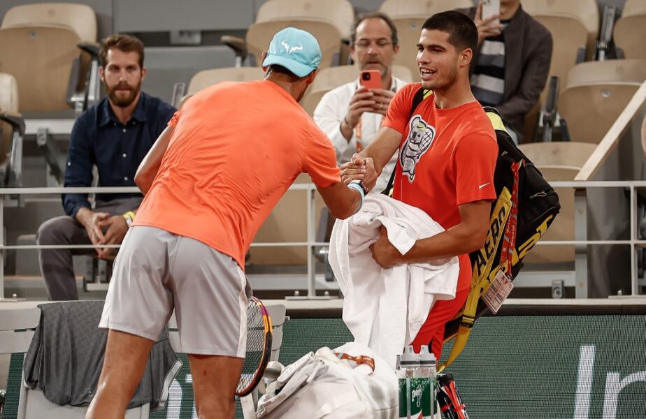 Rafael Nadal şi Carlos Alcaraz s-au retras de la turneul de la Monte Carlo