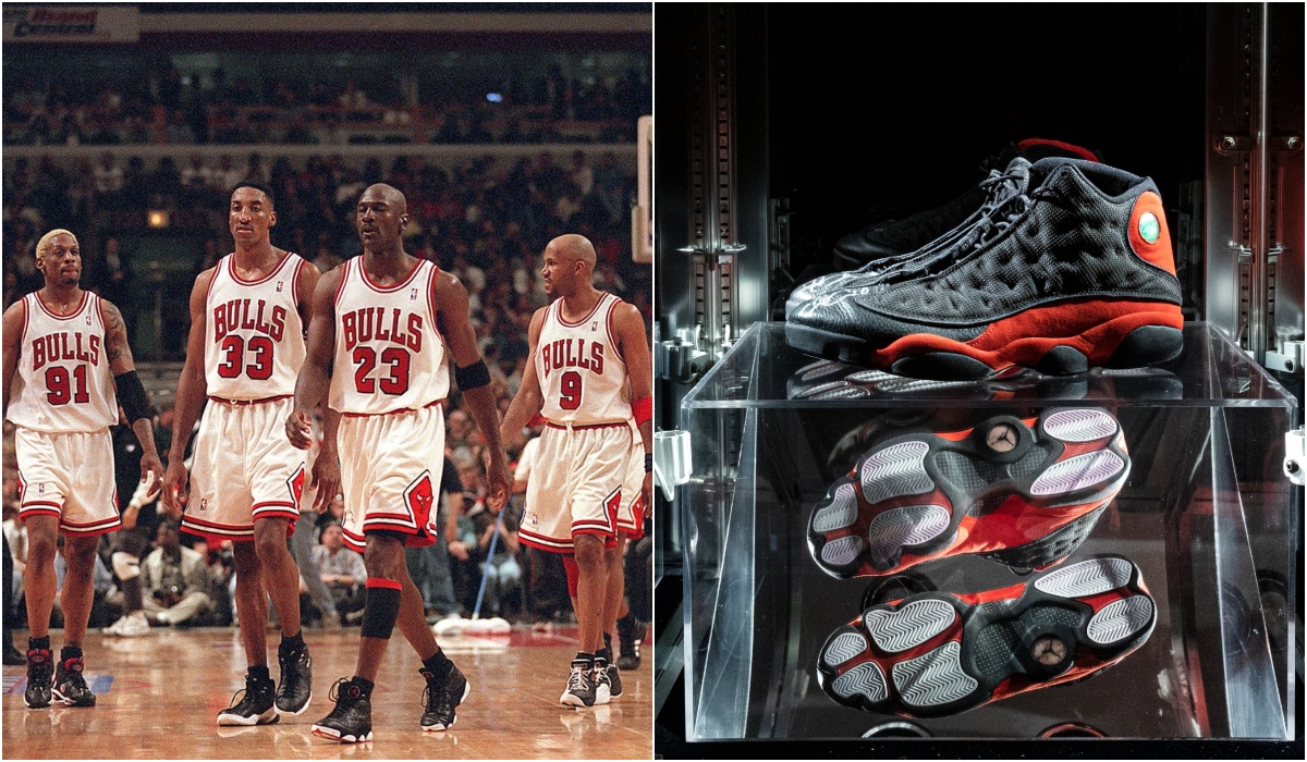 O pereche de încălţăminte sport purtată de Michael Jordan, vândută pentru o sumă record