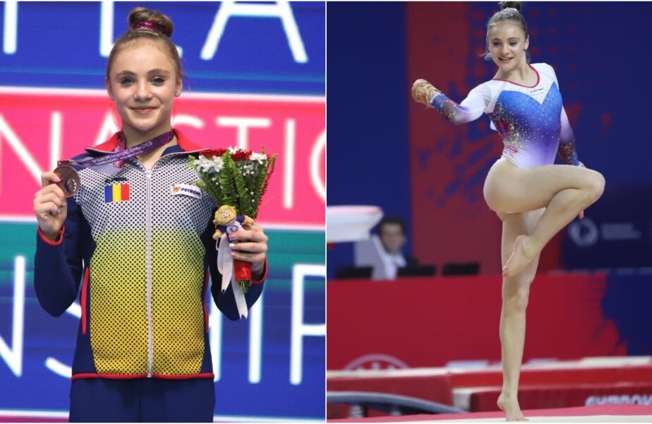 Sabrina Voinea a câștigat bronzul la Campionatele Europene! Gimnastica din România are viitor