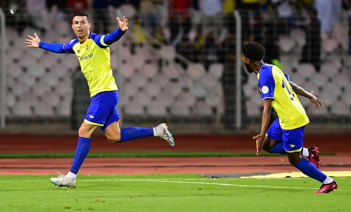 Cristiano Ronaldo, „dublă în Arabia Saudită! Starul portughez a marcat în Al Adalah – Al Nassr şi s-a bucurat în stilul caracteristic