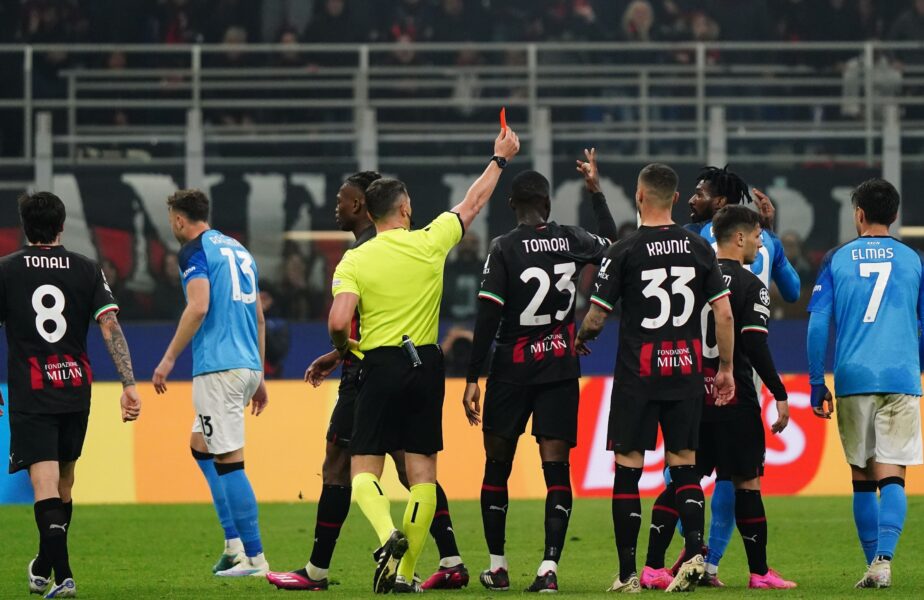 Luciano Spalletti l-a criticat pe Istvan Kovacs după Milan – Napoli 1-0: ”Să le spunem copiilor să facă asta, că nu vor fi pedepsiți”