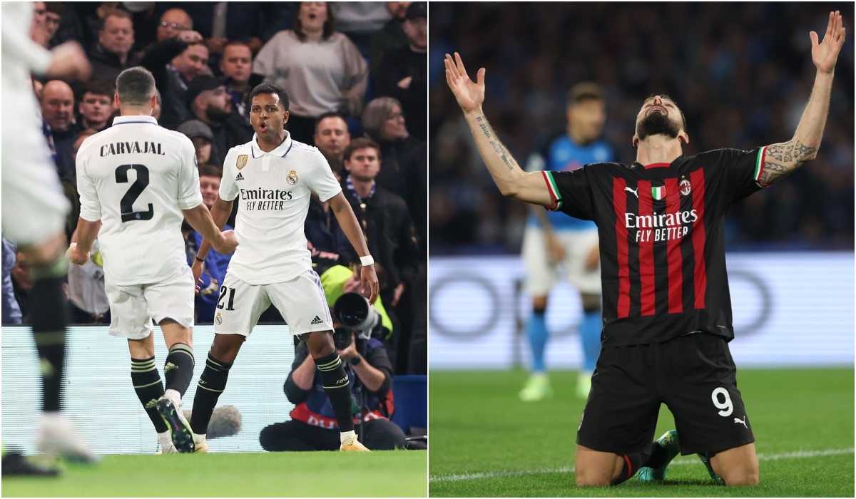 Real Madrid şi AC Milan, primele echipe calificate în semifinalele Champions League