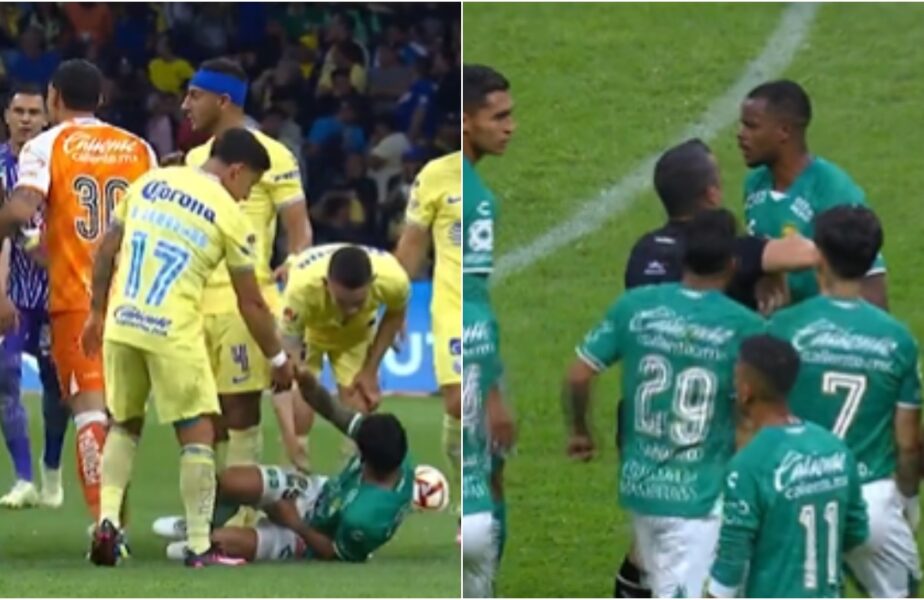 Un arbitru din Mexic a fost suspendat 12 meciuri pentru a lovit un jucător în zona genitală. Imagini şocante