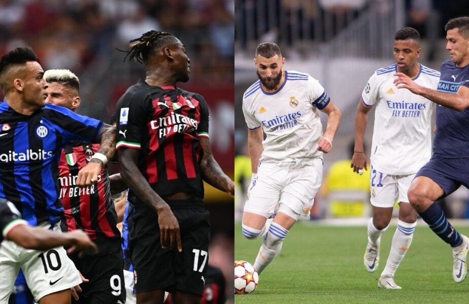 Real Madrid – Manchester City şi Milan – Inter sunt semifinalele Ligii Campionilor. Guardiola vrea să îşi ia revanşa după drama din sezonul trecut. Italia va avea echipă în finală