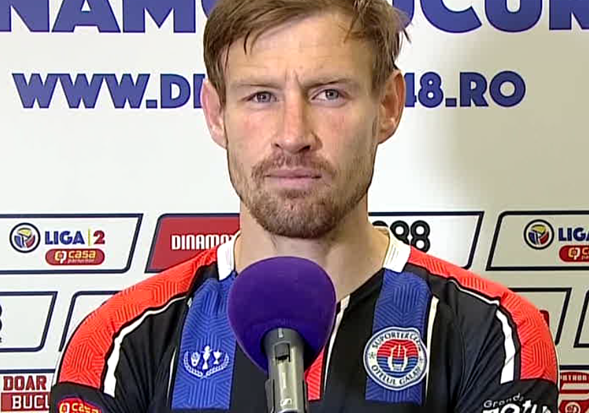 Cristian Sârghi, după Dinamo – Oţelul Galaţi 3-0: „Nu cred că a fost vorba de teamă! Dorinel era un factor motivator”