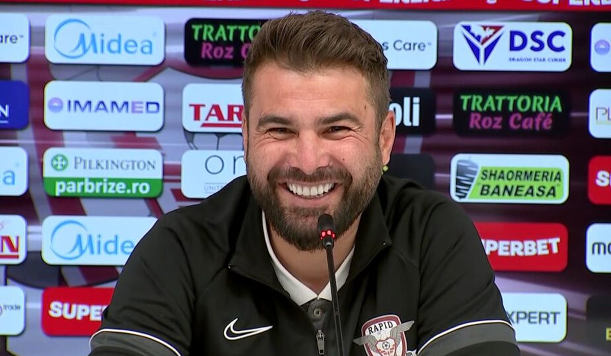 Adrian Mutu, după Rapid – CFR Cluj 3-1: Mă bucură atitudinea băieților!”