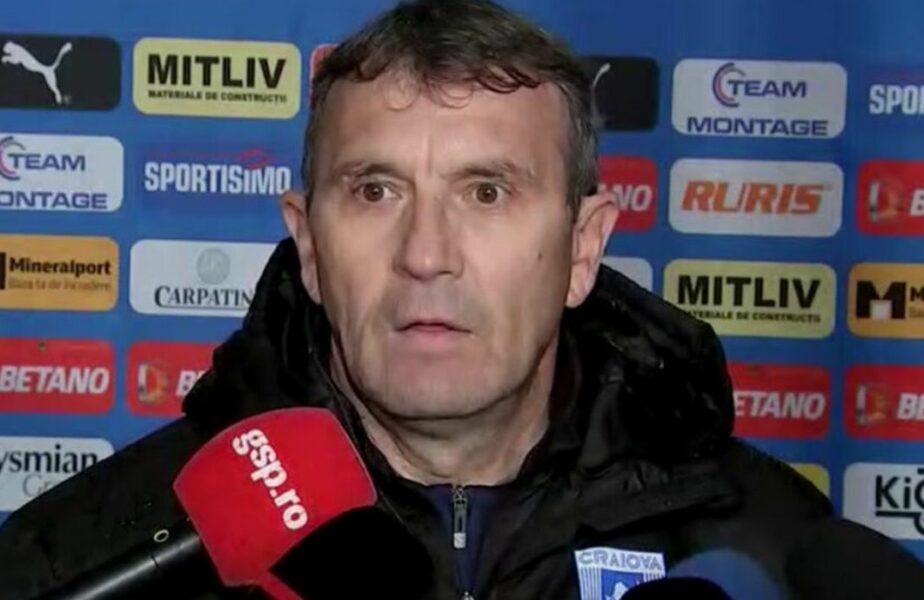 Eugen Neagoe, nemulțumit după CFR Cluj – Universitatea Craiova 1-1: „Sunt dezamăgit de rezultat, meritam cele 3 puncte!”