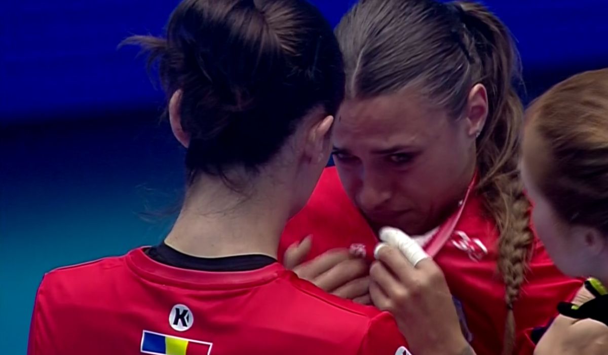 Laura Glauser, portărița de la CSM București, a fost în lacrimi după returul cu Esbjerg