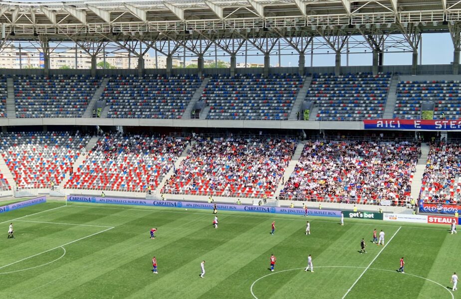 Stadionul Ghencea aproape gol Steaua Oțelul Cupei Campionilor