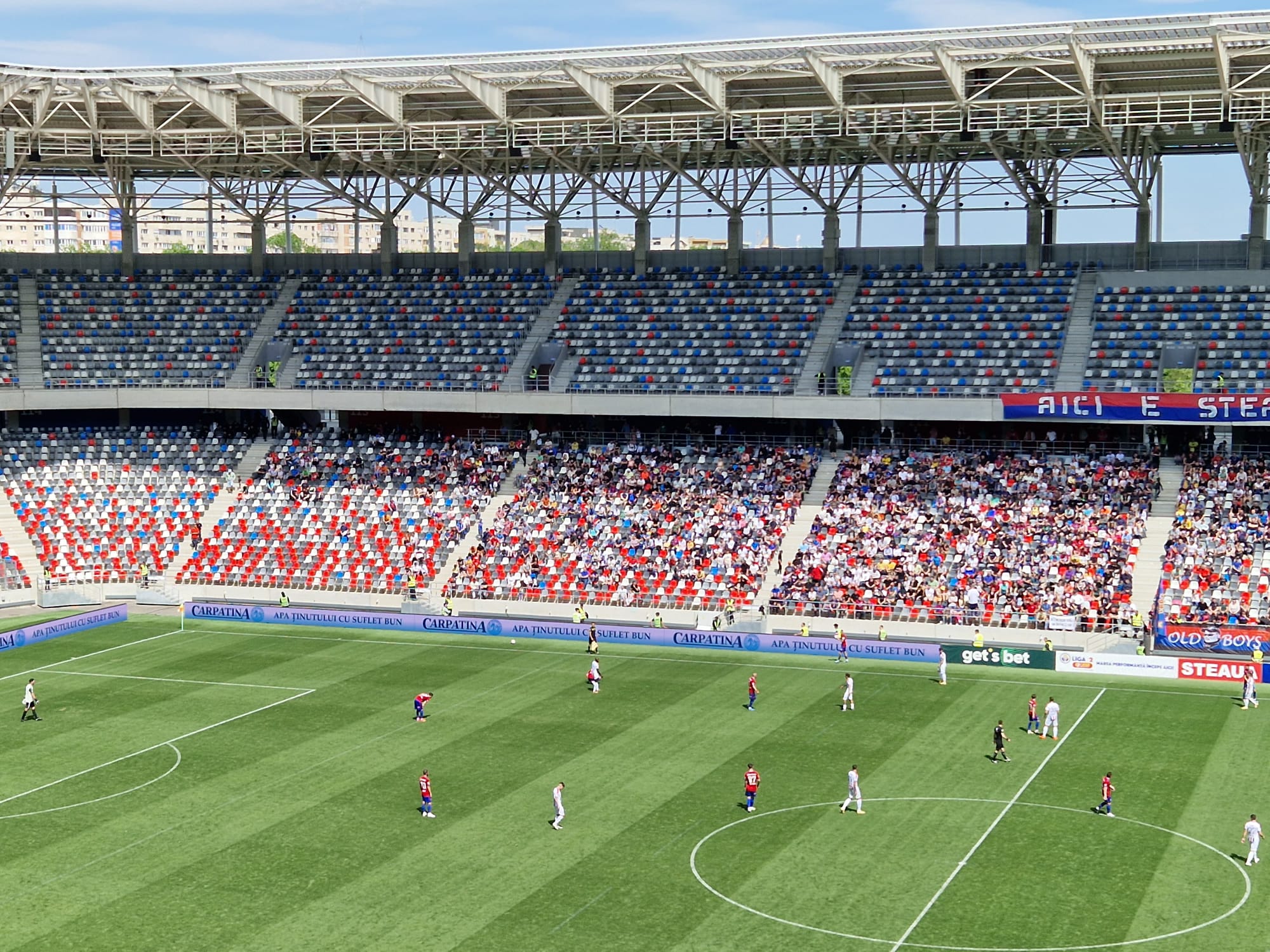 Stadionul Ghencea aproape gol Steaua Oțelul Cupei Campionilor