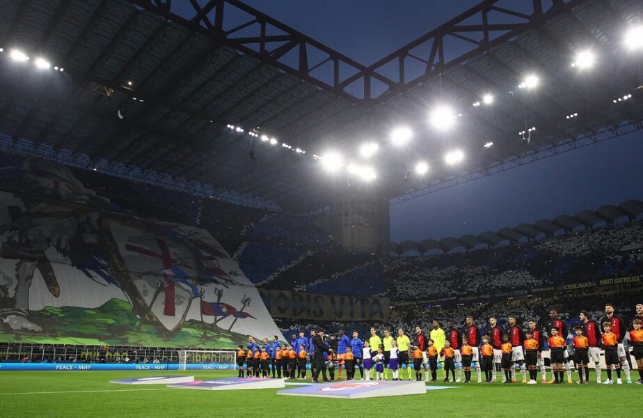Atmosferă de vis la Inter – AC Milan! Fanii celor două rivale s-au întrecut în coregrafii spectaculoase