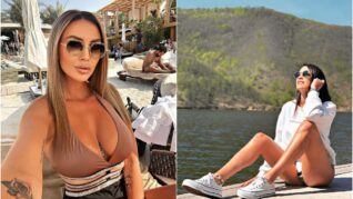 Superba iubită a „Prinţului” Cristea a rupt tăcerea despre relaţia cu bărbatul: „Eu sunt mai vulcanică, dar ne iubim!” Tânăra, în ipostaze incendiare