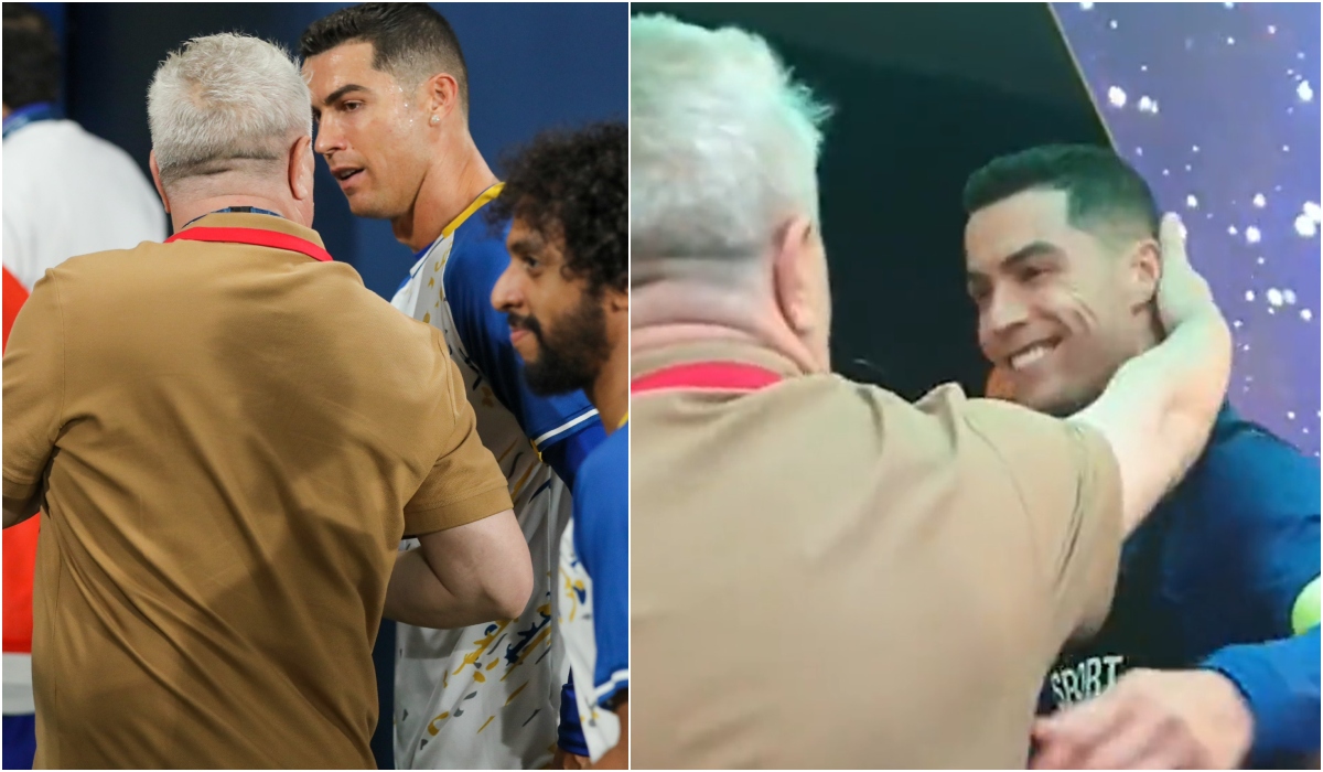 Marius Şumudică, savuros după ce a pus mâna pe tricoul lui Cristiano Ronaldo: „Am slăbit vreo 14 kilograme. Nu am pătrăţelele lui, dar mă încape!