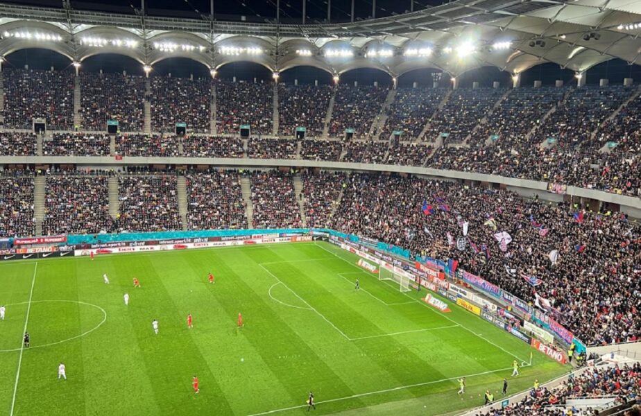 Fanii au luat cu asalt Arena Naţională la FCSB – CFR Cluj! Peste 40.000 de suporteri ai roş-albaştrilor au umplut tribunele la derby