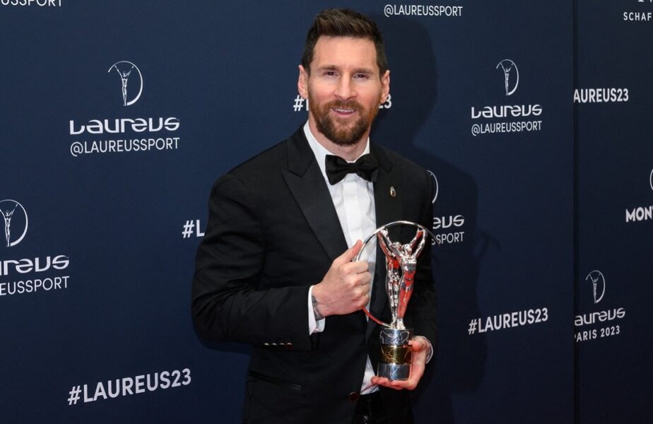 Lionel Messi a primit două trofee la gala Laureus! Starul lui PSG, mesaj pentru Barcelona