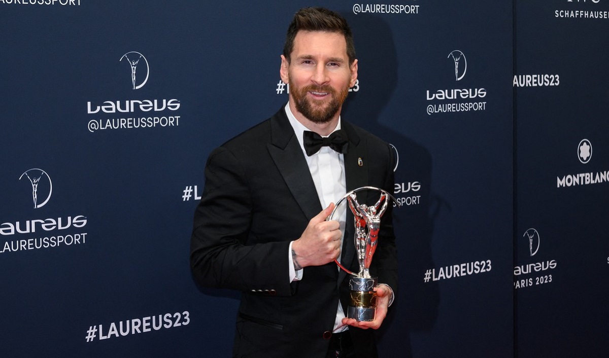 Lionel Messi a primit două trofee la gala Laureus! Starul lui PSG, mesaj pentru Barcelona