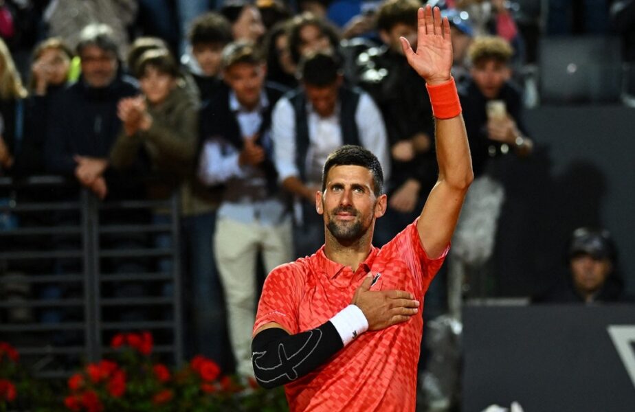 Novak Djokovic s-a calificat în optimi la Roma! Victorie în trei seturi cu Grigor Dimitrov