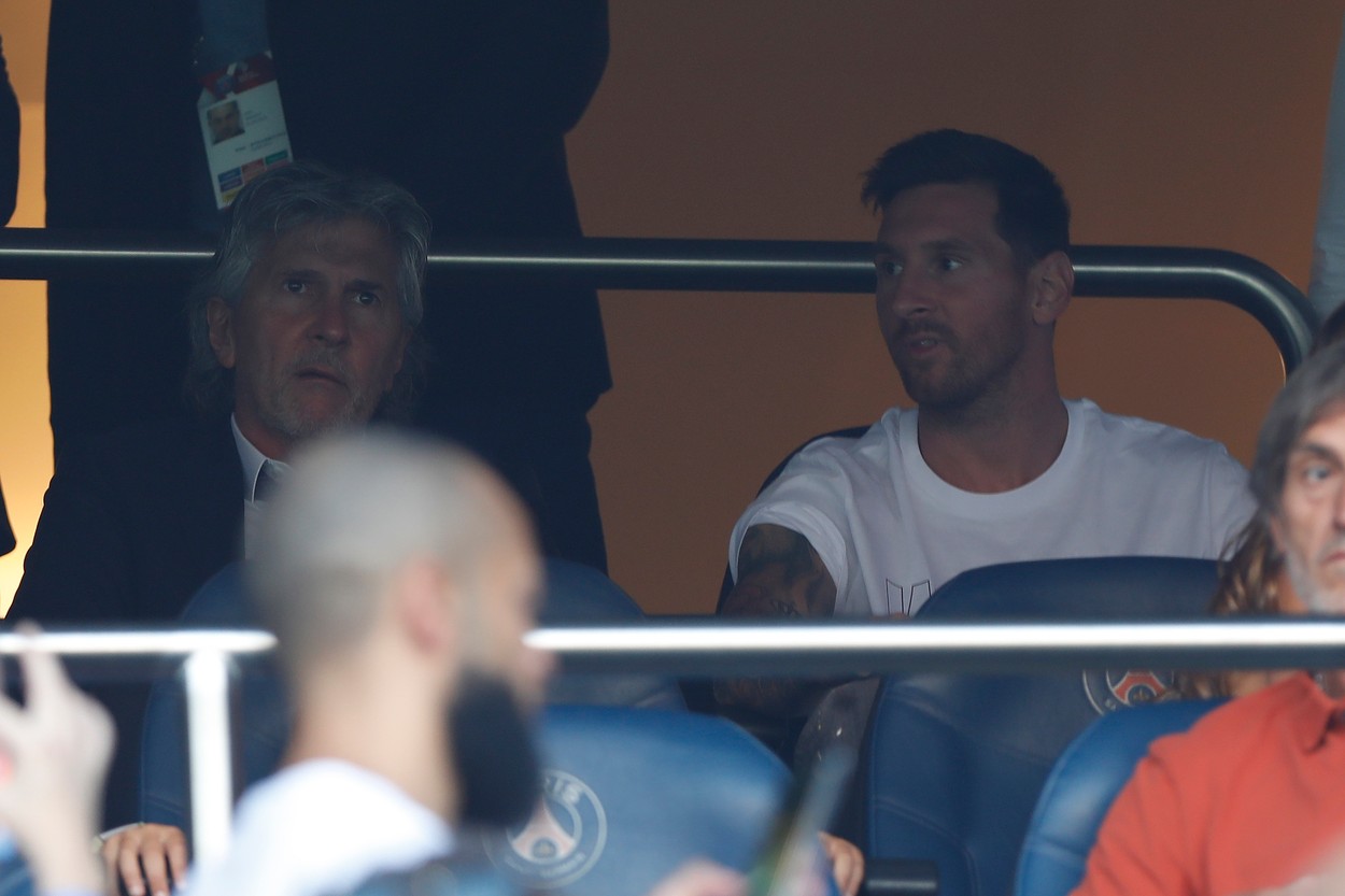 Lionel Messi, alături de tatăl său