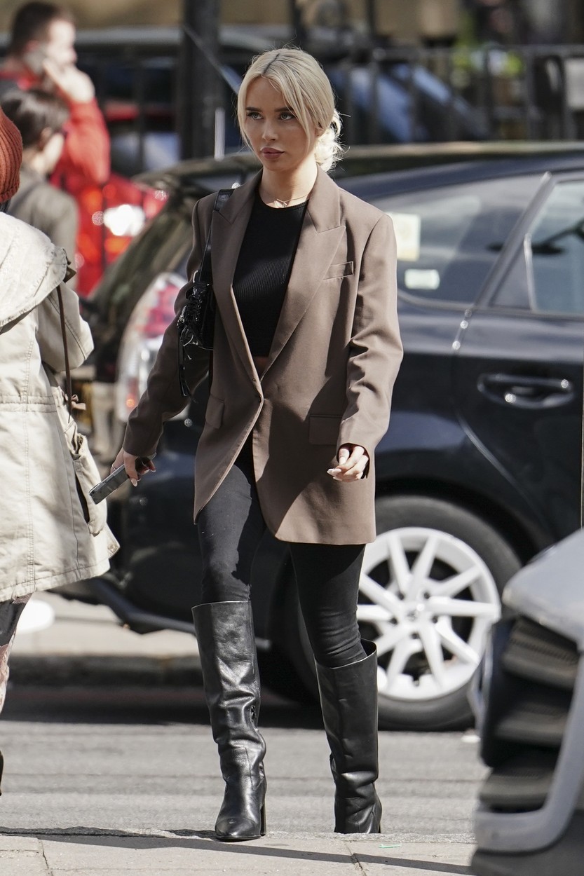 Orla Melissa Sloan at Westminster Magistrates' Court, in London, where she pleaded guilty to stalking Chelsea midfielder Mason Mount, 24, and his former teammate Billy Gilmour, 21, as well as harassing fellow Blues star Ben Chilwell, 26. The court heard that she bombarded he Premier League footballer with messages in a four-month stalking campaign after he broke off their relationship. Picture date: Wednesday May 24, 2023.,Image: 778783223, License: Rights-managed, Restrictions: , Model Release: no