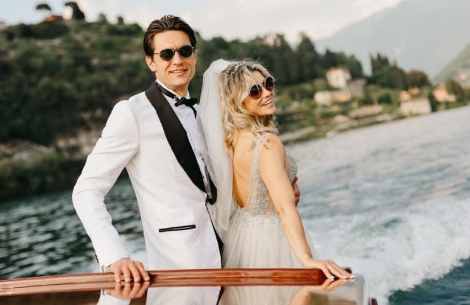 Cât de frumoasă este soția lui Ciprian Tătărușanu. Antoaneta a organizat o nuntă epică, pe malul lacului Como, în urmă cu un an
