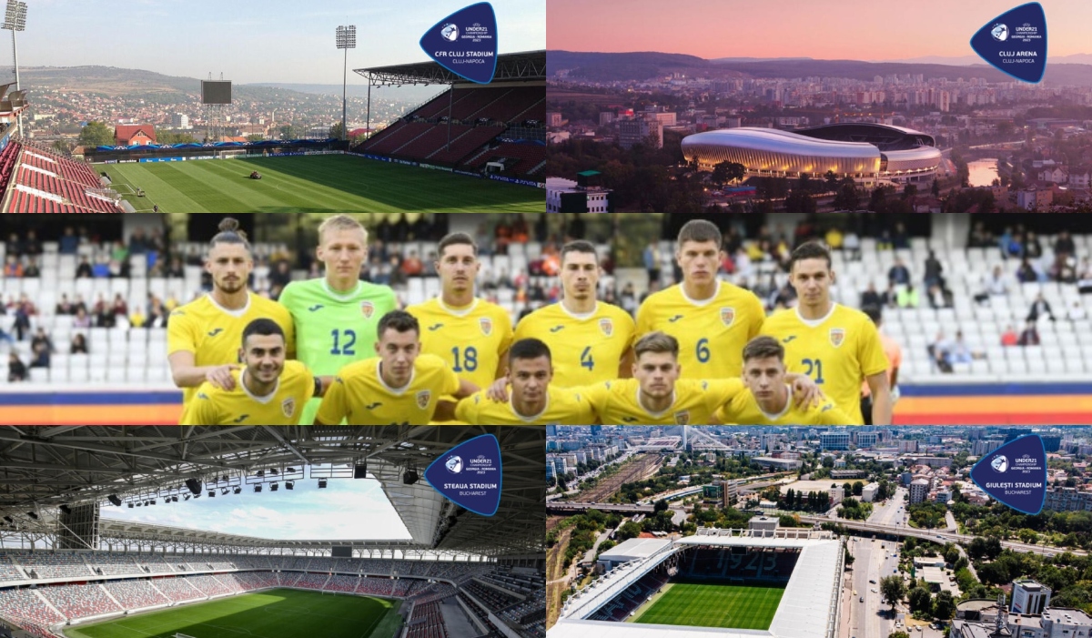 Campionatul European U21 (21 iunie – 8 iulie). Grupele și programul complet. Bucureşti şi Cluj-Napoca, printre gazde