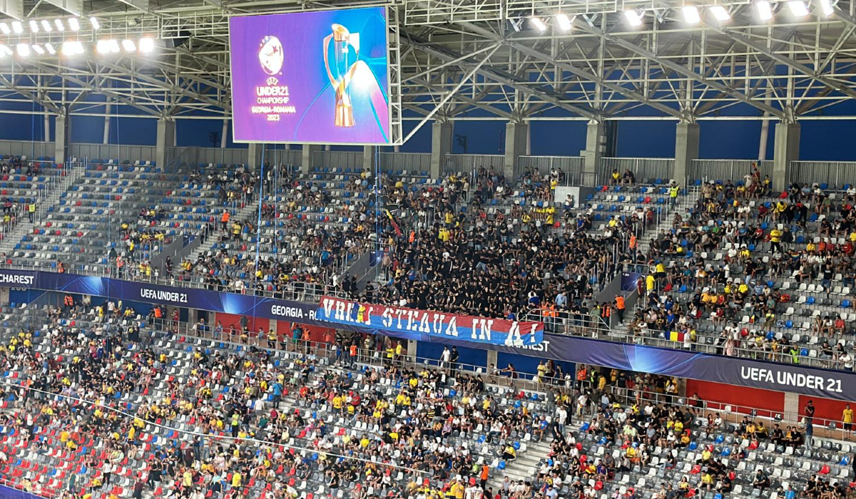 Mesajul fanilor de la CSA Steaua, la EURO U21