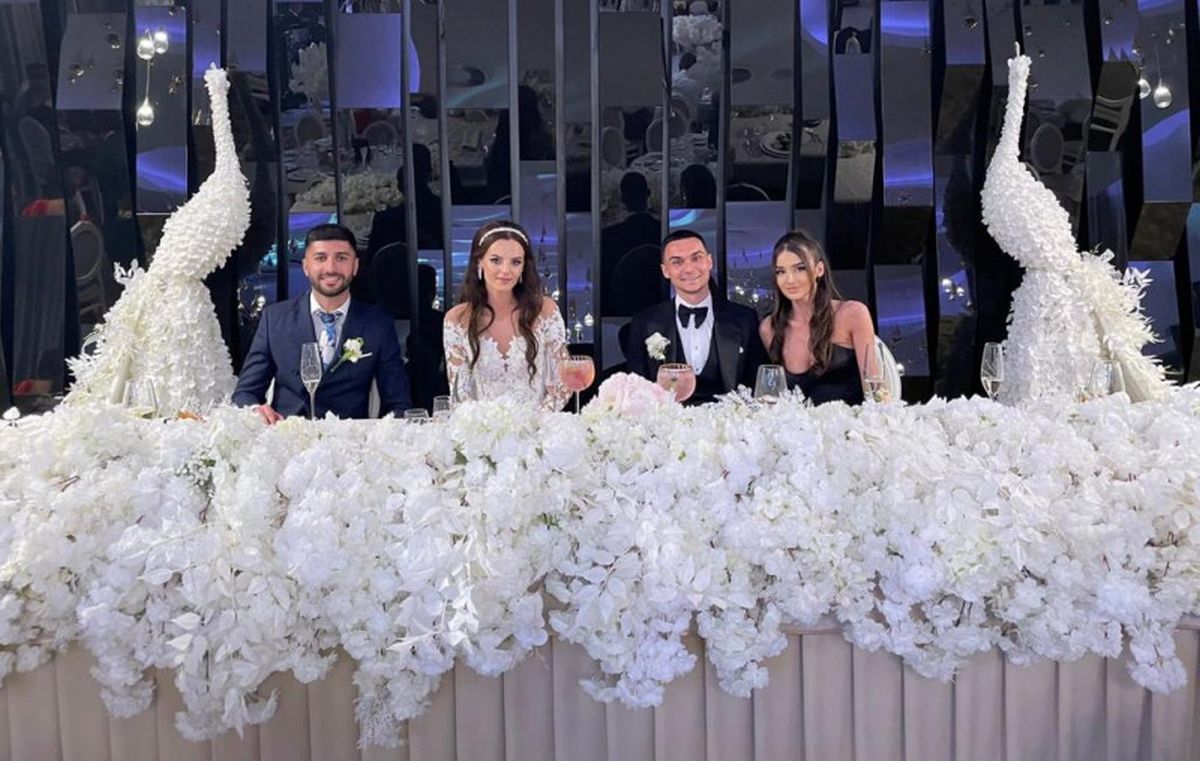 Adrian Şut s-a căsătorit! Primele imagini de la nunta jucătorului de la FCSB