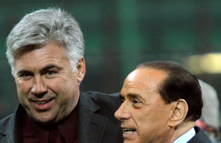 Reacţia lui Carlo Ancelotti după ce Silvio Berlusconi a murit: „Recunoştinţă infinită preşedintelui”