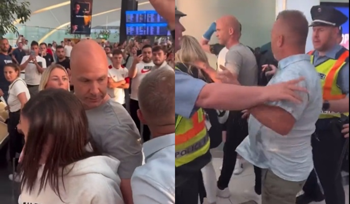 Anthony Taylor și familia sa au fost atacaţi de fanii italieni în aeroport