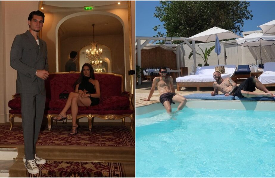 Ianis Hagi, vacanţă de lux după ce s-a logodit cu Elena Tănase. A făcut senzaţie, la piscină, cu Denis Alibec!