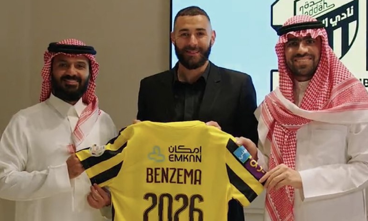 Karim Benzema a fost prezentat oficial la Al-Ittihad