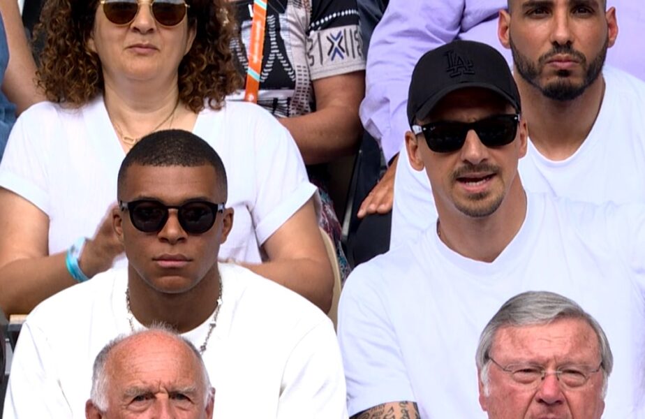 Kylian Mbappe şi Zlatan Ibrahimovic, apariţie de senzaţie la finala dintre Novak Djokovic şi Casper Ruud