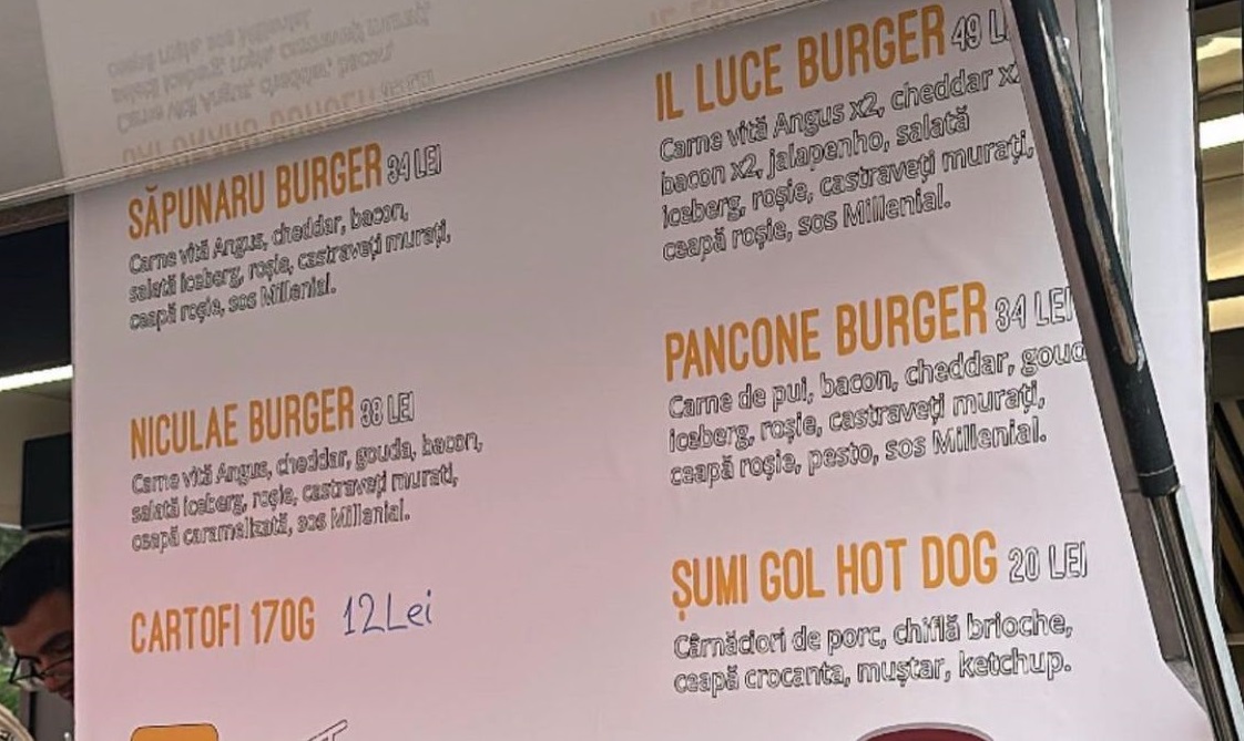 Meniu special la sărbătoarea de centenar a Rapidului! „Şumi-Gol Hot Dog şi „Pancone Burger, printre preparate