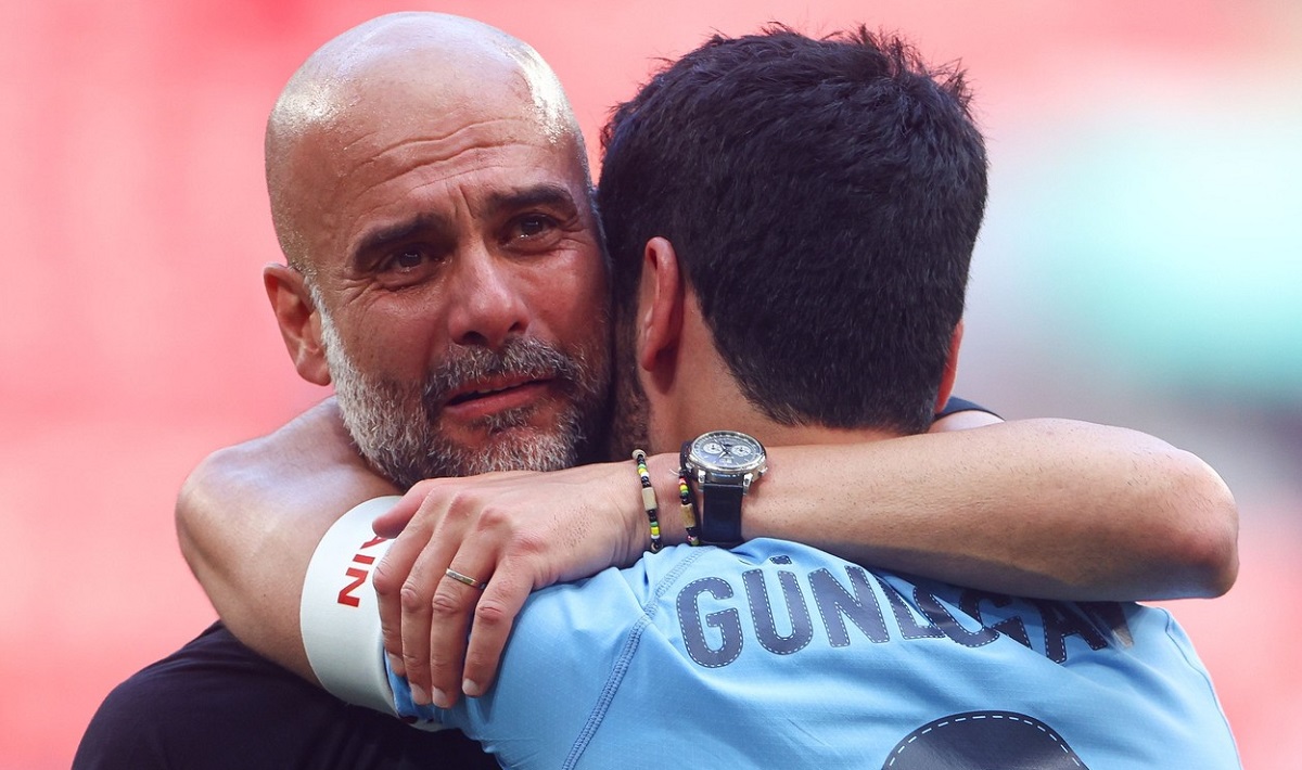 Pep Guardiola, în lacrimi după ce Manchester City a câştigat Cupa Angliei