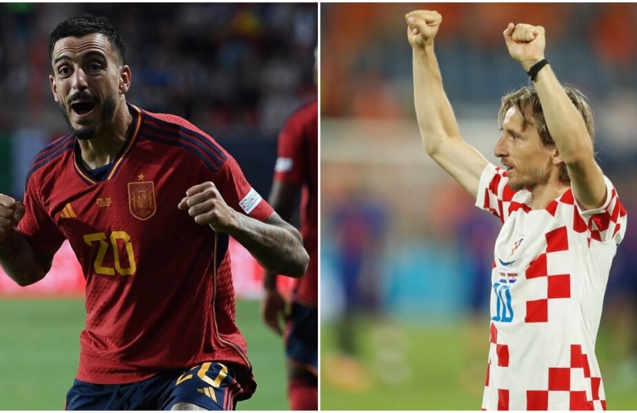 Croaţia – Spania este finala Nations League. Duelul este duminică, de la ora 21:45, în direct pe Antena 1 şi în AntenaPLAY