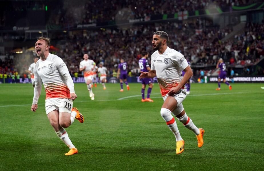West Ham a cucerit trofeul Conference League! Ciocănarii” au învins-o pe Fiorentina cu un gol marcat în minutul 90!