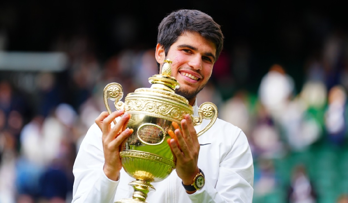 Wimbledon 2023 | Carlos Alcaraz, după ce l-a învins pe Novak Djokovic în finală