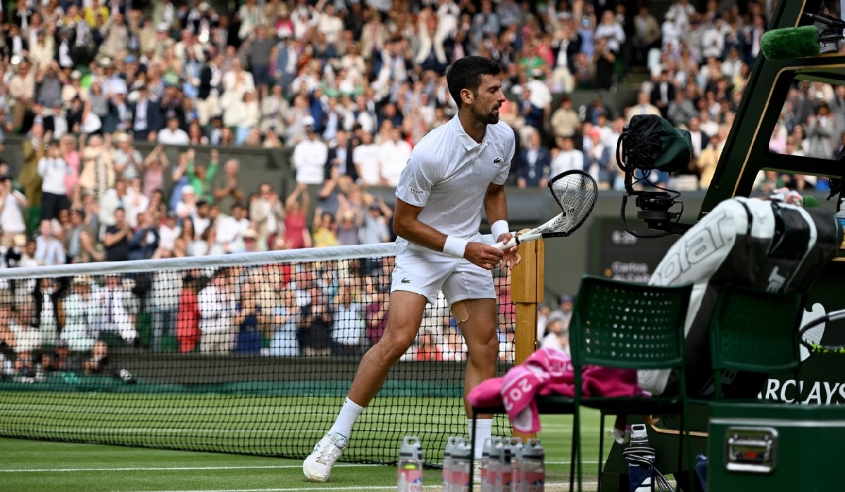 Novak Djokovic a fost amendat după finala cu Carlos Alcaraz de la Wimbledon