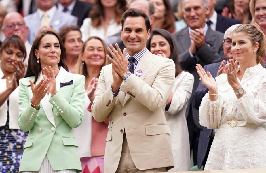Wimbledon 2023 | Roger Federer a revenit pe terenul central! Elveţianul a fost invitat în Loja Regală