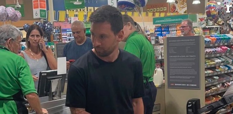 Imagini spectaculoase cu Lionel Messi la supermarket, în Florida