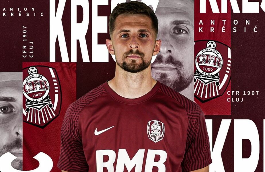 CFR Cluj a semnat cu fundaşul central Anton Kresic! Croatul care a evoluat în Italia e al 8-lea transfer al verii pentru ardeleni