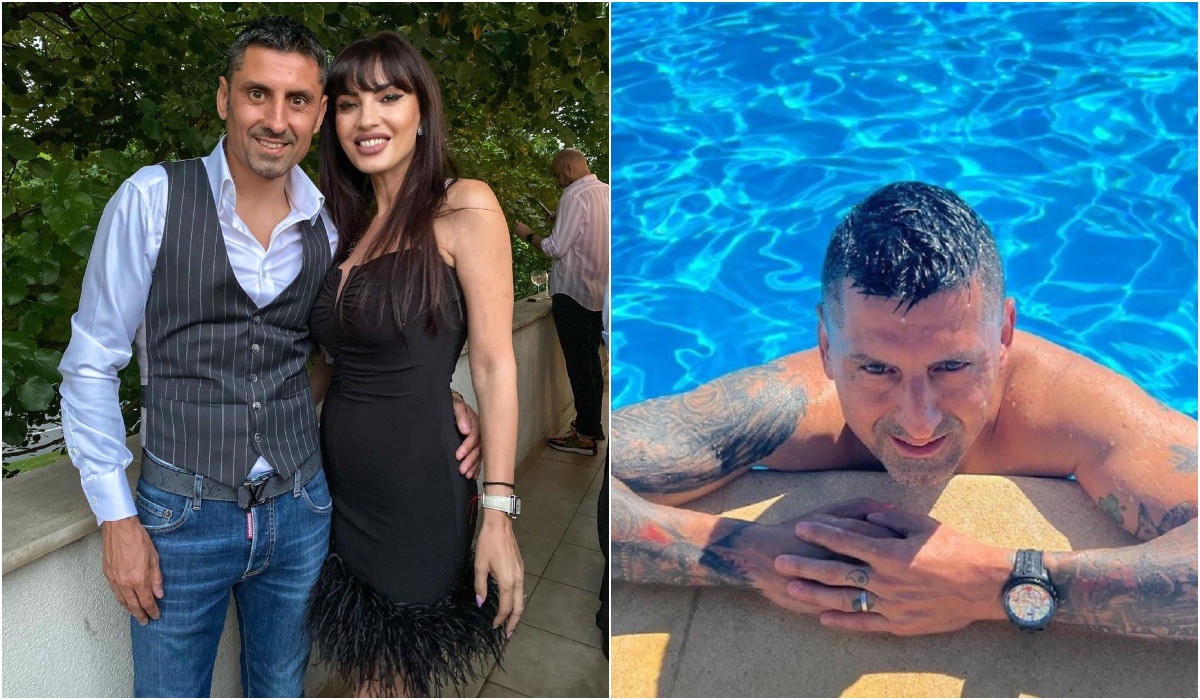 Soţia lui Ionel Dănciulescu a avut o apariţie răvăşitoare la piscină
