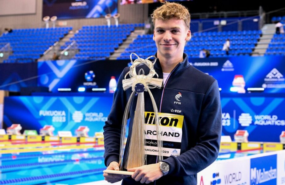 Leon Marchand, desemnat cel mai bun înotător al Campionatelor Mondiale! Competiţia a fost LIVE în AntenaPLAY