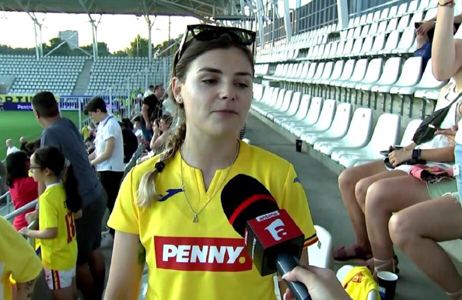 Energie de la galerie! A fost amosferă de senzație, în tribună, la meciul fetelor din naționala României