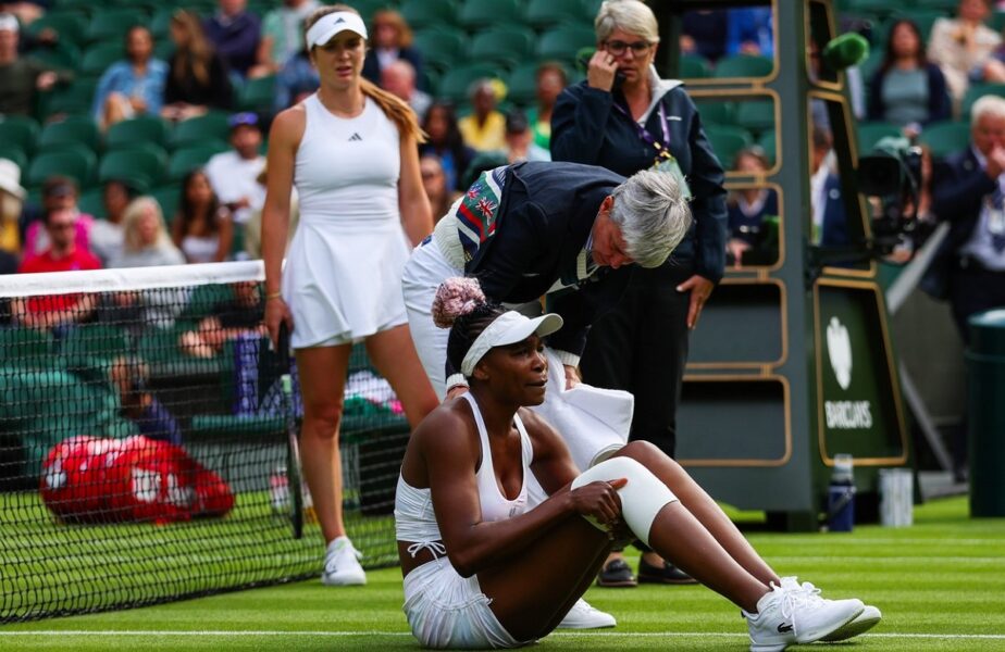 Wimbledon 2023 | Momente şocante! Venus Williams s-a prăbuşit pe teren şi a început să urle de durere