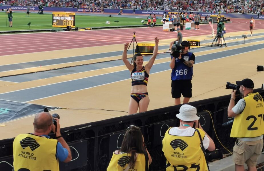 Alina Rotaru, performanţă de senzaţie la Campionatul Mondial! A câştigat medalia de bronz în finala de la săritura în lungime