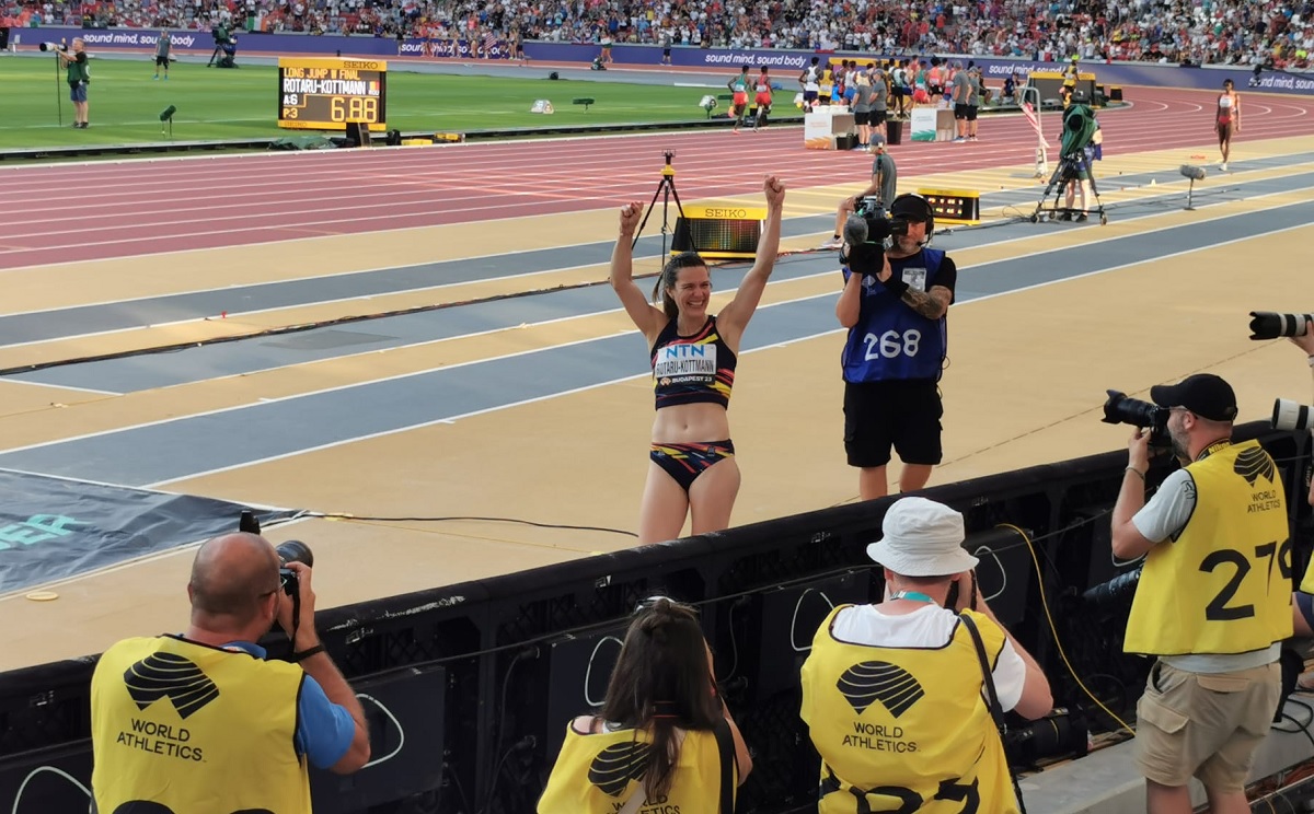 Alina Rotaru, performanţă de senzaţie la Campionatul Mondial! A câştigat medalia de bronz în finala de la săritura în lungime